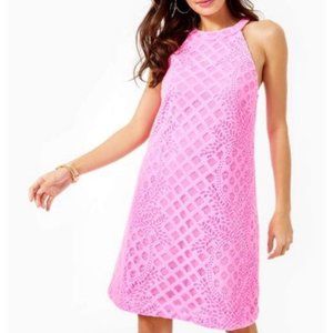 NWT Lilly Pulitzer Rayanne Shift Dres Pelican Pink